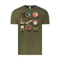 Vintage Olive happy new year Vintage Tee - MaliasSmallBusiness