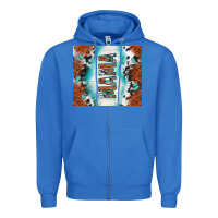 True Royal tooled leather and cowhide mama Zipper Hoodie - TumblerDesignByShophia