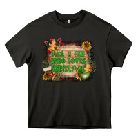 Asphalt just a girl who loves christmas Heavy Core Tee - AdoDesignShop