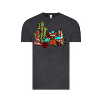 Vintage Black christmas turkey Vintage Tee - JahusDesignShop