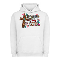 Pigment Lunar Rock jesus is my valentine Urban Hoodie - CowhideDigitalArt