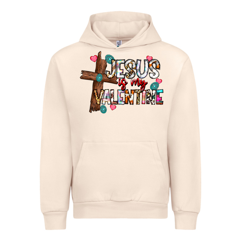 Jesus Is My Valentine Urban Hoodie by CowhideDigitalArt | Teevron
