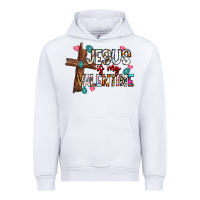 White jesus is my valentine Urban Hoodie - CowhideDigitalArt