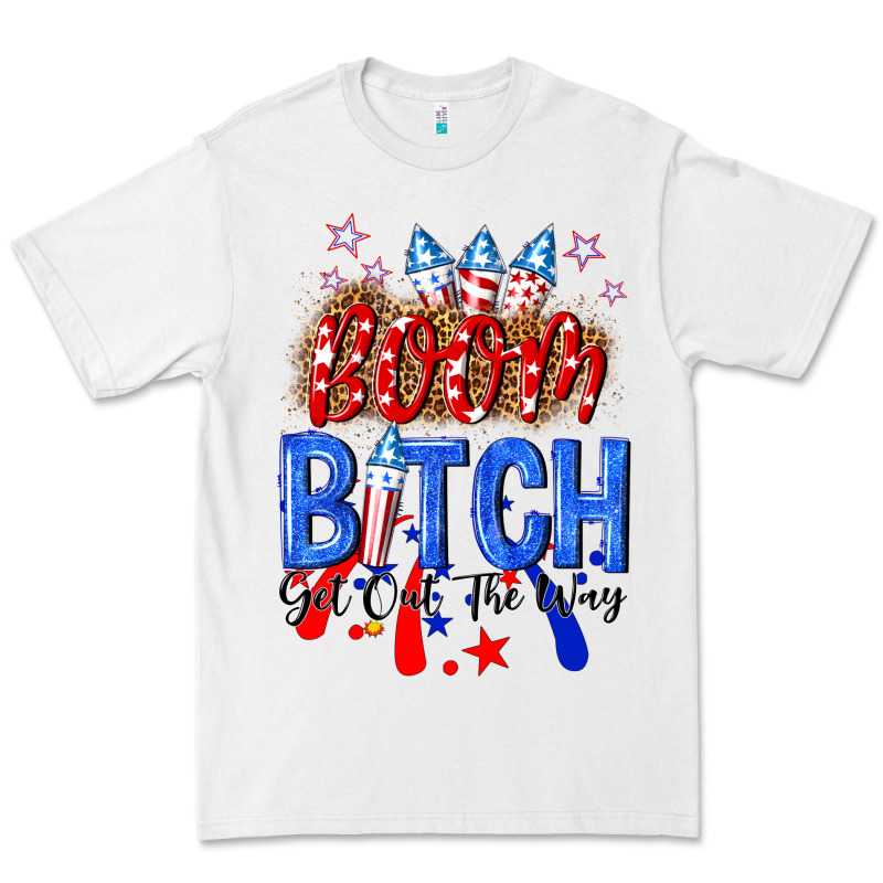 Boom Bitch Get Out The Way Premium Tee by NancyCooperArtShop | Teevron