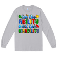 Moon Dust see the ability not the disability Long Sleeve Tee - Artiststas
