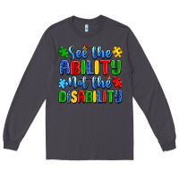 Smoke see the ability not the disability Long Sleeve Tee - Artiststas