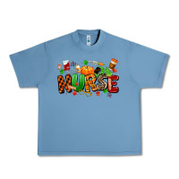 Pebble Blue fall nurse Urban Heavy Tee - MaliasSmallBusiness