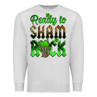 Dove Grey St. Patricks' Day ready to sham rock Premium Sweatshirt - OliviaCreatesArt