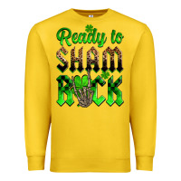 Lemon St. Patricks' Day ready to sham rock Premium Sweatshirt - OliviaCreatesArt