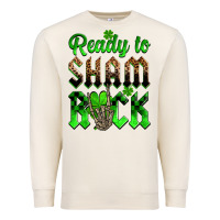 Sandshell St. Patricks' Day ready to sham rock Premium Sweatshirt - OliviaCreatesArt