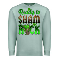 Seafoam St. Patricks' Day ready to sham rock Premium Sweatshirt - OliviaCreatesArt