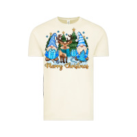 Vintage Arctic merry christmas gnome Vintage Tee - MaliasSmallBusiness