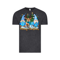 Merry Christmas Gnome Vintage Tee | Teevron