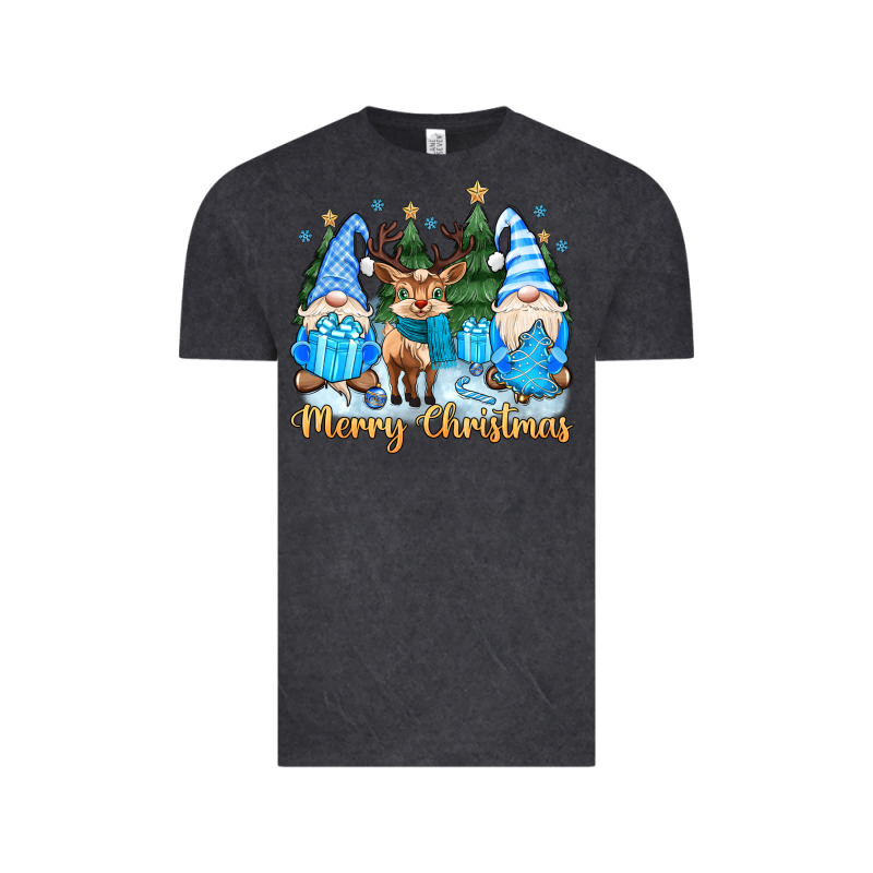 Merry Christmas Gnome Vintage Tee by MaliasSmallBusiness | Teevron