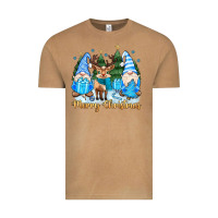 Vintage Camel merry christmas gnome Vintage Tee - MaliasSmallBusiness