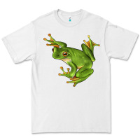 White White Lipped Tree Frog Illustrations Premium Tee - LillyAllenDesigns
