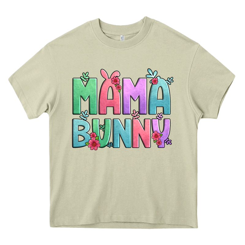 Easter Floral Mama Bunny Heavy Core Tee by Artiststas | Teevron
