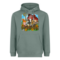 Sage farm life olivia Heavyweight Hoodie - OliviaCreatesArt