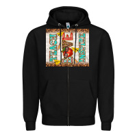 Black teach love inspire Zipper Hoodie - TumblerDesignByShophia