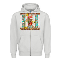Dove Grey teach love inspire Zipper Hoodie - TumblerDesignByShophia