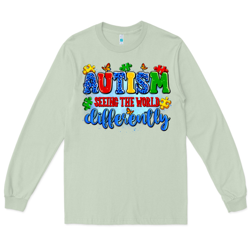 Autism Seeing The World Differently Long Sleeve Tee by Artiststas | Teevron