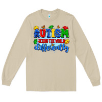 Mushroom autism seeing the world differently Long Sleeve Tee - Artiststas
