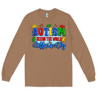 Toasted Coconut autism seeing the world differently Long Sleeve Tee - Artiststas