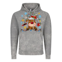 Cloud Rock christmas deer school Vintage Hoodie - MaliasSmallBusiness