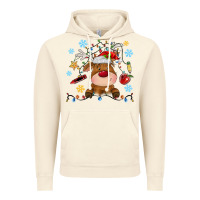 Vintage Artic christmas deer school Vintage Hoodie - MaliasSmallBusiness