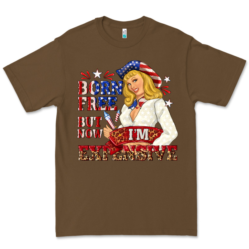 Born Free But Now Im Expensive Premium Tee by NancyCooperArtShop | Teevron