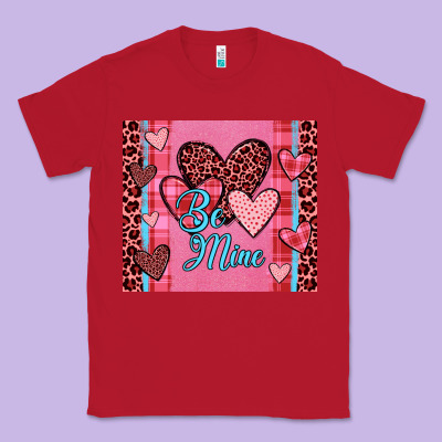 Be Mine Heart Tumbler Classic Tee Designed By Jahusdesignshop