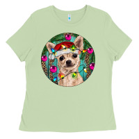 Matcha Christmas Chihuahua Ladies Tee - RanaPortraitStore