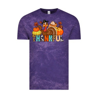 Cloud Purple thankful Vintage Tee - MaliasSmallBusiness