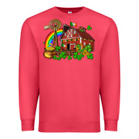 Cardinal St. Patrick's farm with gold Premium Sweatshirt - OliviaCreatesArt