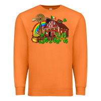 Carrot St. Patrick's farm with gold Premium Sweatshirt - OliviaCreatesArt