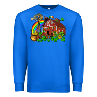 True Royal St. Patrick's farm with gold Premium Sweatshirt - OliviaCreatesArt