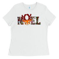 White noel reindeer Ladies Tee - AdoDesignShop