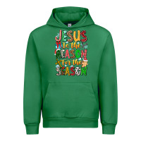 Emerald jesus is the reason for the season Urban Hoodie - CowhideDigitalArt