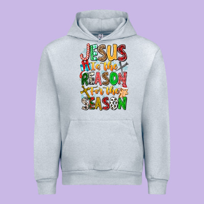 Jesus Is The Reason For The Season Urban Hoodie Designed By Cowhidedigitalart
