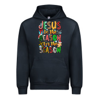 Navy jesus is the reason for the season Urban Hoodie - CowhideDigitalArt