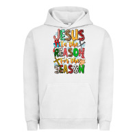Pigment Lunar Rock jesus is the reason for the season Urban Hoodie - CowhideDigitalArt
