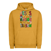 Pigment Peanut Butter jesus is the reason for the season Urban Hoodie - CowhideDigitalArt