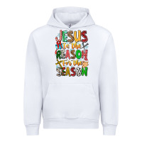 White jesus is the reason for the season Urban Hoodie - CowhideDigitalArt