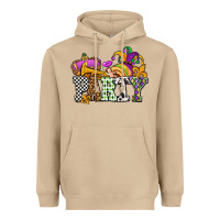 Mushroom mardi gras  party olivia Heavyweight Hoodie - OliviaCreatesArt