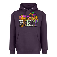 Plum mardi gras  party olivia Heavyweight Hoodie - OliviaCreatesArt