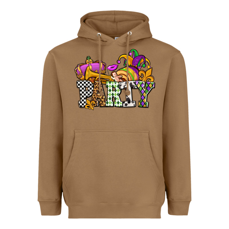Mardi Gras  Party Olivia Heavyweight Hoodie by OliviaCreatesArt | Teevron