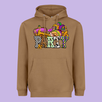 Mardi Gras  Party Olivia Heavyweight Hoodie Designed By Oliviacreatesart