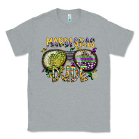 Heather Grey mardi gras dude Classic Tee - SublimationCraftShop