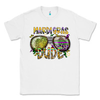 White mardi gras dude Classic Tee - SublimationCraftShop