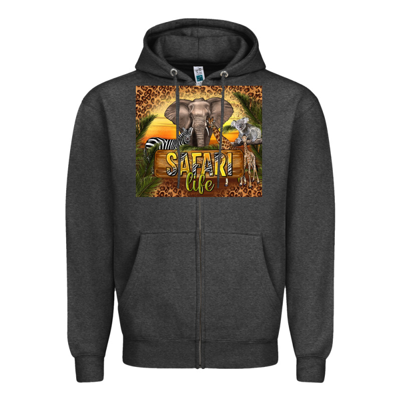 Safari Life Zipper Hoodie by TumblerDesignByShophia | Teevron